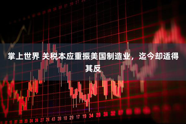 掌上世界 关税本应重振美国制造业，迄今却适得其反