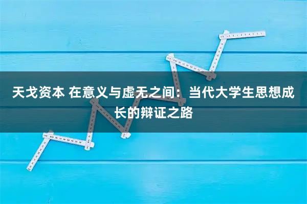 天戈资本 在意义与虚无之间：当代大学生思想成长的辩证之路