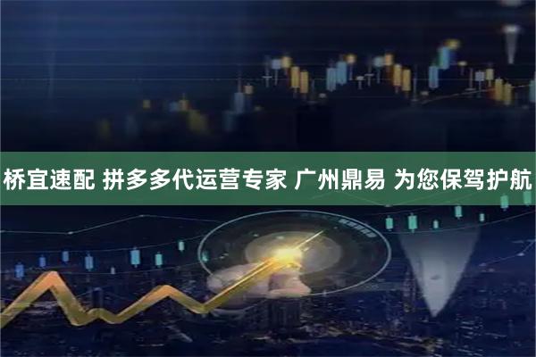 桥宜速配 拼多多代运营专家 广州鼎易 为您保驾护航